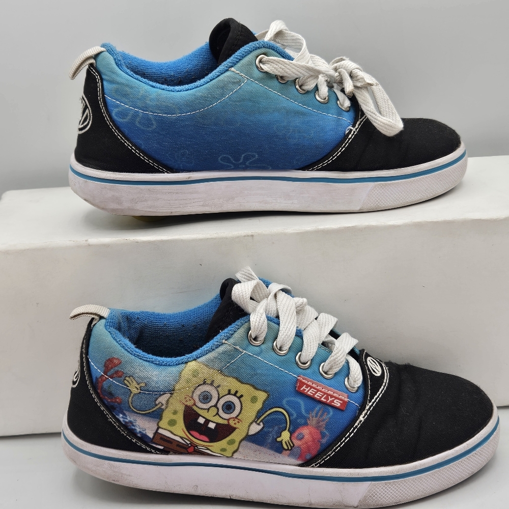 Heelys SpongeBob SquarePants Heelys skate shoes with removable Wheels size 4 hey